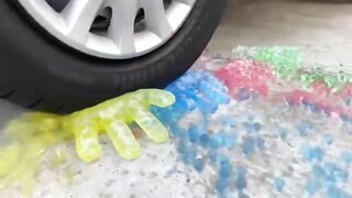 Experiment Car vs Color Candy | Crushing Crunchy & Soft Things by Car