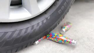 Experiment Car vs Candy Bottle | Crushing Crunchy & Soft Things by Car