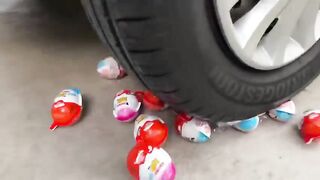 Experiment Car vs Flower Slime | Crushing Crunchy & Soft Things by Car
