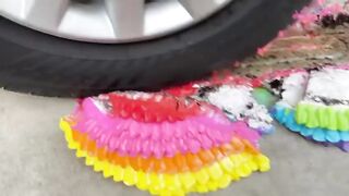 Experiment Car vs Magic Slime | Crushing Crunchy & Soft Things by Car