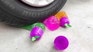 Experiment Car vs Marbles Balloon | Crushing Crunchy & Soft Things by Car