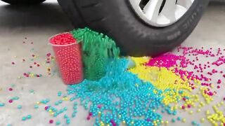 Experiment Car vs Different Slime | Crushing Crunchy & Soft Things by Car