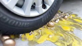 Experiment Car vs Different Slime | Crushing Crunchy & Soft Things by Car
