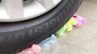 Experiment Car vs Teddy Toy | Crushing Crunchy & Soft Things by Car