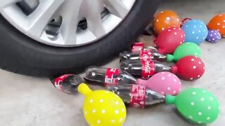 Experiment Car vs Pyramid Coca Cola with Balloons | Crushing Crunchy & Soft Things by Car