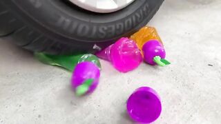 Experiment Car vs Color Flask | Crushing Crunchy & Soft Things by Car