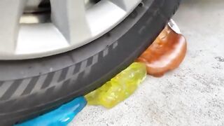 Experiment Car vs Kitty Cake | Crushing Crunchy & Soft Things by Car