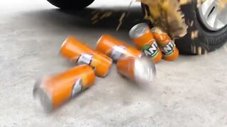 Experiment Car vs Fanta | Crushing Crunchy & Soft Things by Car