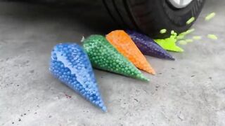 Experiment Car vs Slinky | Crushing Crunchy & Soft Things by Car