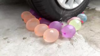 Experiment Car vs Rainbow Syringe with Balloons | Crushing Crunchy & Soft Things by Car