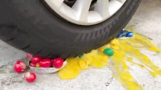 Experiment Car vs Colgate Balloons | Crushing Crunchy & Soft Things by Car