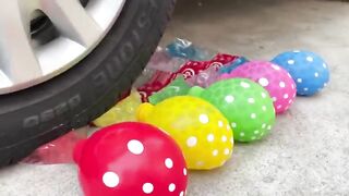 Experiment Car vs Rainbow Bulb | Crushing Crunchy & Soft Things by Car