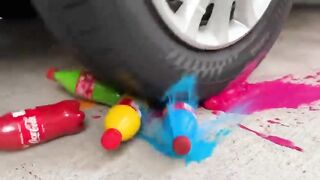 Experiment Car vs Slime Bottle | Crushing Crunchy & Soft Things by Car