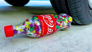 Experiment Car vs Coca Cola Firecrackers | Crushing Crunchy & Soft Things by Car