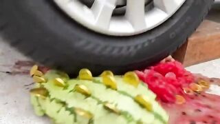 Experiment Car vs Pencil Box | Crushing Crunchy & Soft Things by Car