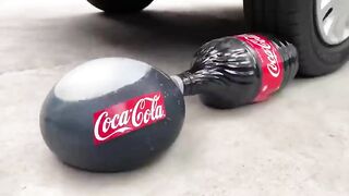 Experiment Car vs Big Coca Cola and Balloon | Crushing Crunchy & Soft Things by Car