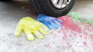 Experiment Car vs Color Chalk | Crushing Crunchy & Soft Things by Car