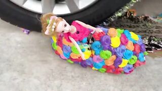 Experiment Car vs Different Toy Slime | Crushing Crunchy & Soft Things by Car