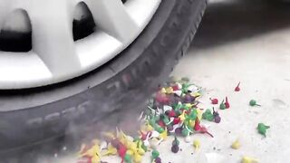 Experiment Car vs Pyramid Marble | Crushing Crunchy & Soft Things by Car