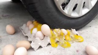 Experiment Car vs Cup Slime | Crushing Crunchy & Soft Things by Car