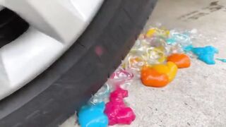 Experiment Car vs Kinder Joy | Crushing Crunchy & Soft Things by Car