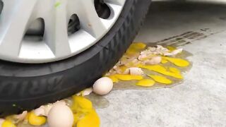 Experiment Car vs Different Eggs 2 | Crushing Crunchy & Soft Things by Car