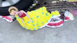 Experiment Car vs Watermelon with Rainbow bulbs | Crushing Crunchy & Soft Things by Car