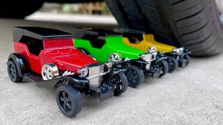Experiment Car vs Old Model Car Toy | Crushing Crunchy & Soft Things by Car