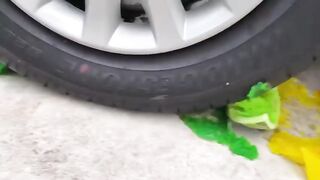 Experiment Car vs Gold Coins Watermelon | Crushing Crunchy & Soft Things by Car