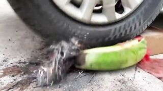 Experiment Car vs Color Pop Pop Firecrackers inside a Bowl | Crushing Crunchy & Soft Things by Car