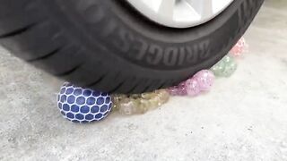 Experiment Car vs Squishy Balls | Crushing Crunchy & Soft Things by Car