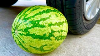 Experiment Car vs Watermelon different Juice | Crushing Crunchy & Soft Things by Car