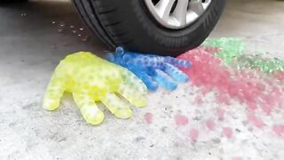 Experiment Car vs Teddy Bubbles | Crushing Crunchy & Soft Things by Car