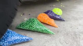 Experiment Car vs Floral Foam Candy Lollipops | Crushing Crunchy & Soft Things by Car