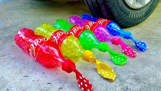 Experiment Car vs Orbeez Coca Cola with Balloon | Crushing Crunchy & Soft Things by Car