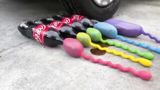 Experiment Car vs Orbeez Coca Cola with Balloon | Crushing Crunchy & Soft Things by Car