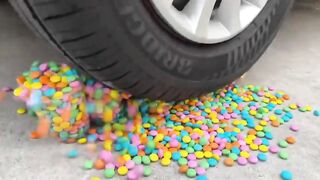 Experiment Car vs Different Rainbow Balloons | Crushing Crunchy & Soft Things by Car