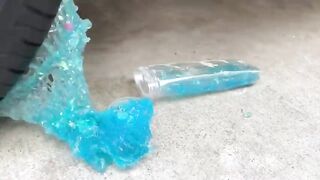 Experiment Car vs Color Snapper Firecrackers in Glass | Crushing Crunchy & Soft Things by Car