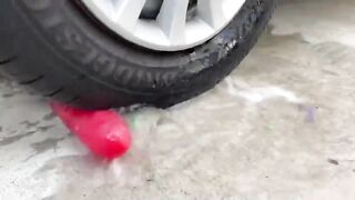 Experiment Car vs Piping Thermocol Balls | Crushing Crunchy & Soft Things by Car