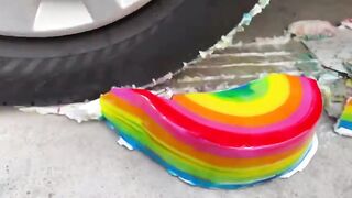 Experiment Car vs Colgate with Long Balloons | Crushing Crunchy & Soft Things by Car