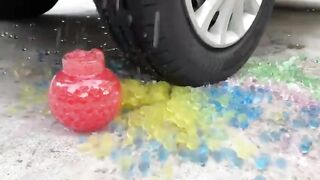 Experiment Car vs Rainbow Pineapple | Crushing Crunchy & Soft Things by Car