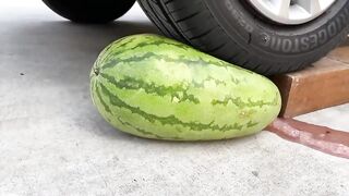 Experiment Car vs Rainbow Cake | Crushing Crunchy & Soft Things by Car