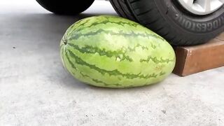 Experiment Car vs Rugby Ball | Crushing Crunchy & Soft Things by Car