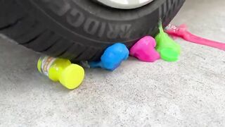 Experiment Car vs Piping Candy | Crushing Crunchy & Soft Things by Car