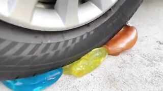 Experiment Car vs Orbeez in Gloves | Crushing Crunchy & Soft Things by Car