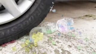 Experiment Car vs Rainbow Floral Foam | Crushing Crunchy & Soft Things by Car