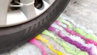 Experiment Car vs Piping Slime | Crushing Crunchy & Soft Things by Car