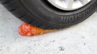 Experiment Car vs Watermelon Jelly | Crushing Crunchy & Soft Things by Car